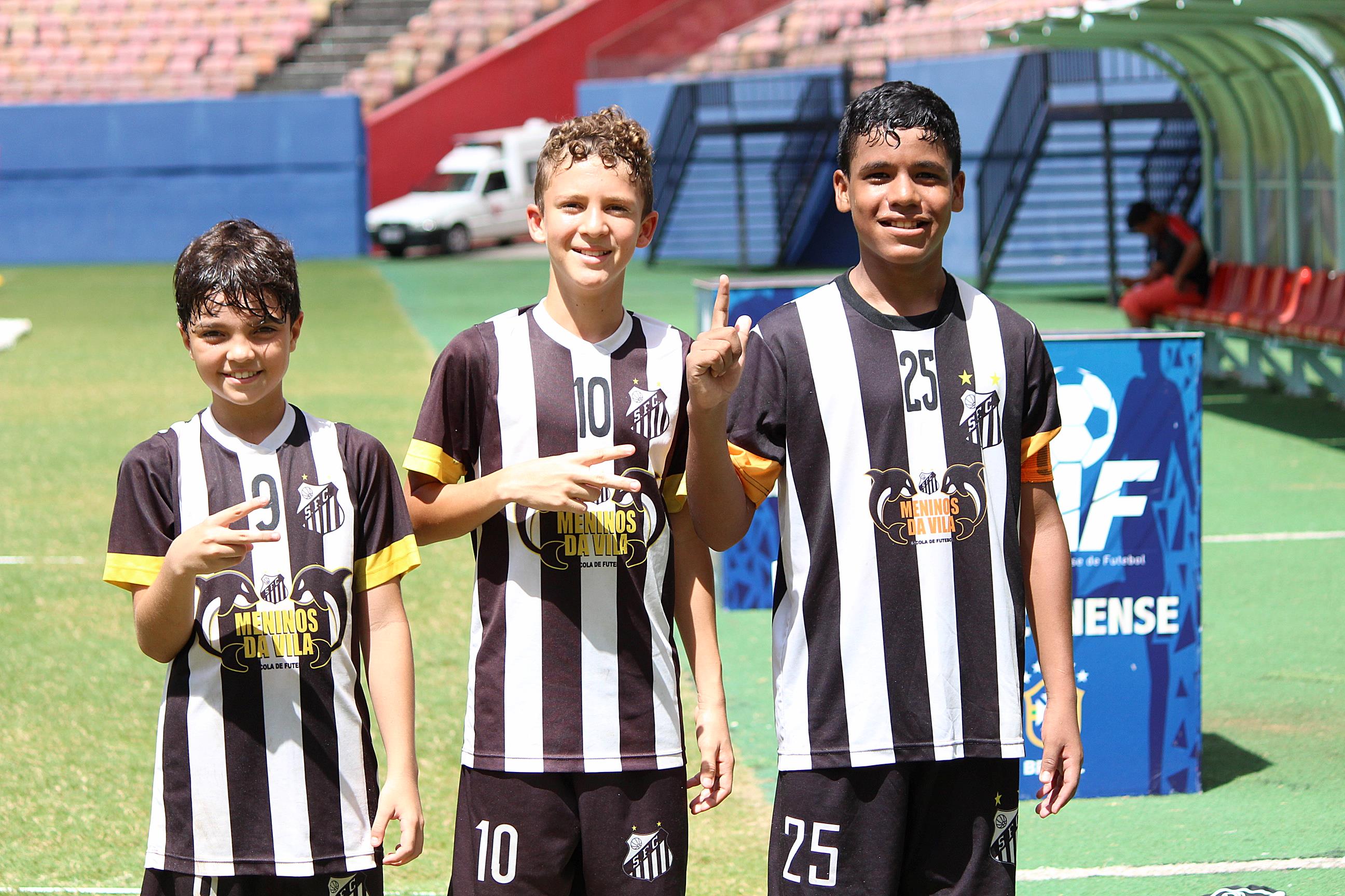 Santos goleia Manaus FC no fechamento da 1ª fase do AM Sub-11