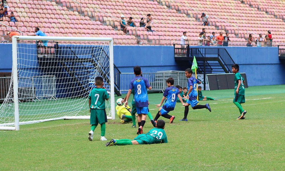 Santos goleia Manaus FC no fechamento da 1ª fase do AM Sub-11