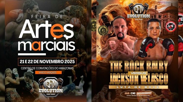 Feira de Artes Marciais e Evolution Fight Night - 21 e 22 nov - Manaus - foto 1