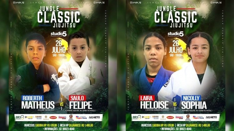 JUNGLE CLASSIC JIU-JITSU 11 - LUTAS DA NOVA GERAÇÃO - MONTAGEM 11