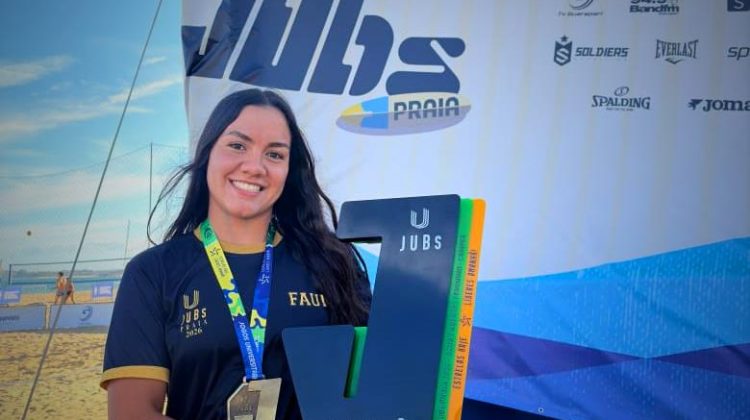 Natação - Kathleen Manoella - ouro - JUBs Praia 2026 - divulgação 1