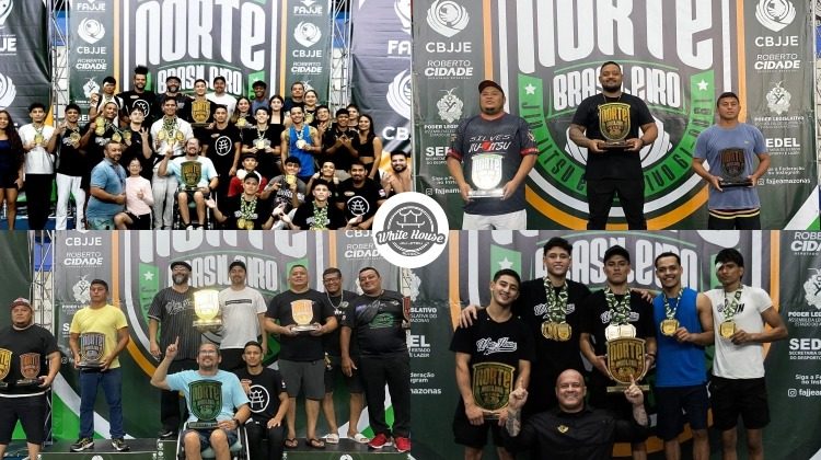 White House School - campeã geral do Norte Brasileiro de BJJ 2025